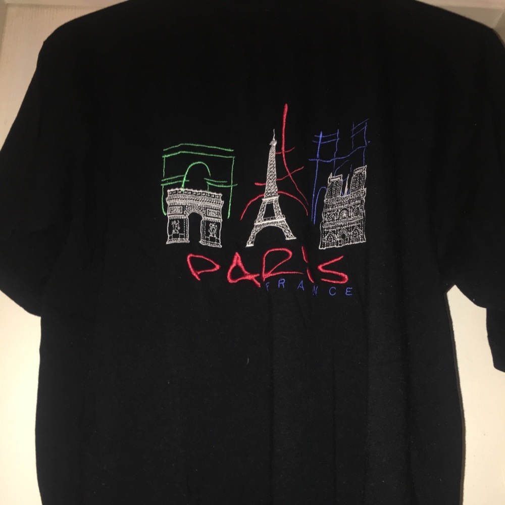 Paris black Tee Shirt
